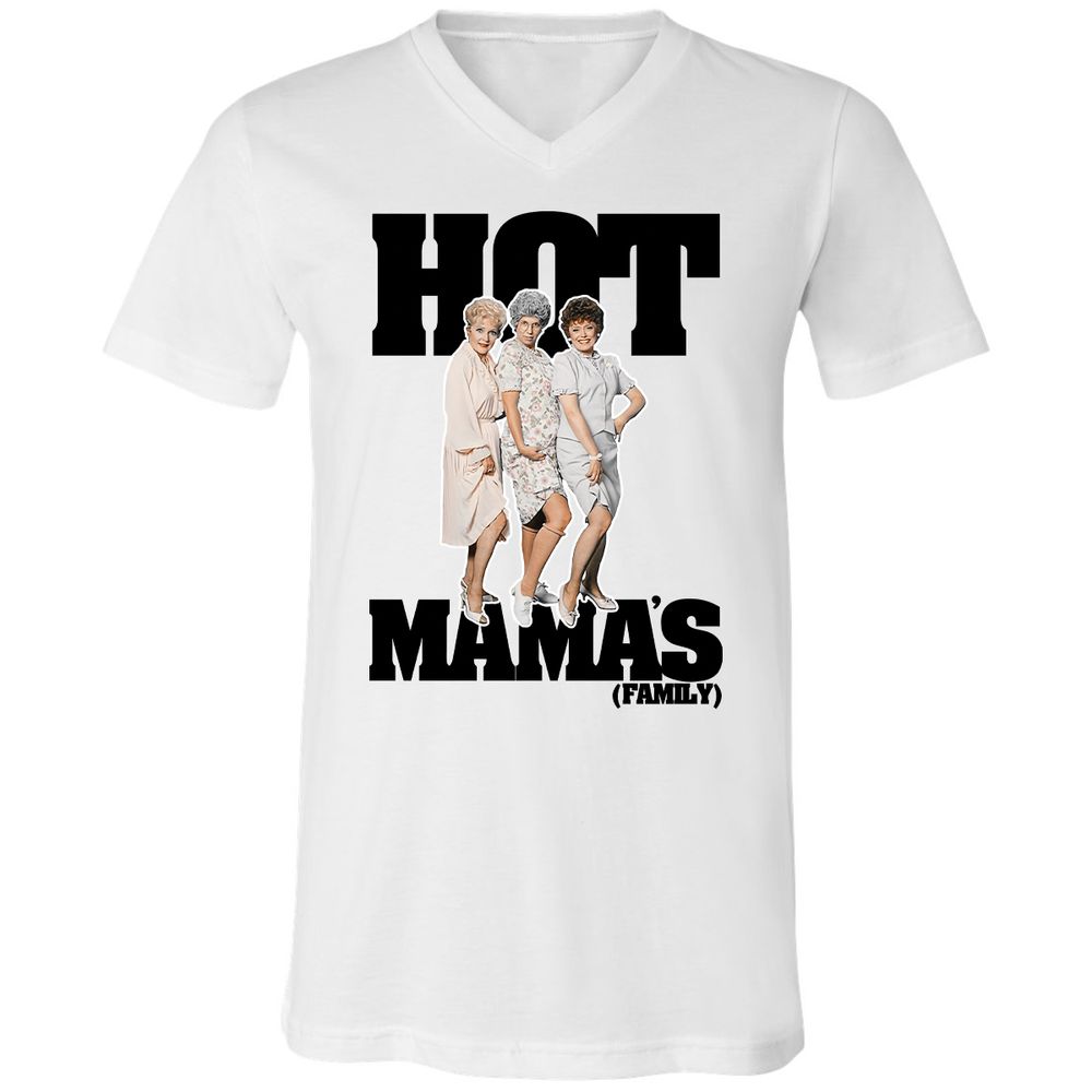 Unisex V-Neck T-Shirt - P75DFFQ7 - White - 1
