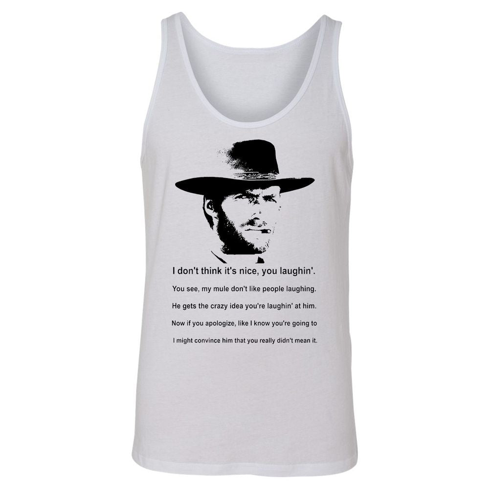 Clint Eastwood Mule Quote - White - 1