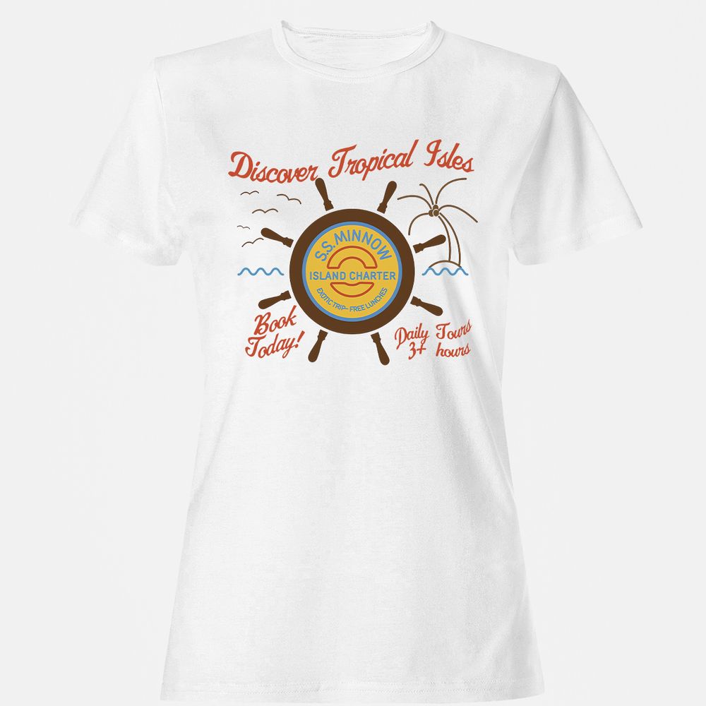 Women's T-Shirt - T3SH5TJ9 - White - 1