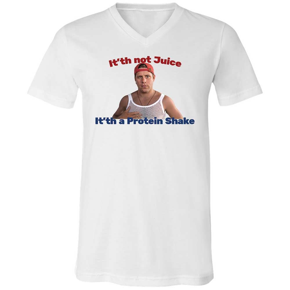 Unisex V-Neck T-Shirt - SH4TAFSV - White - 1