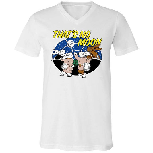 Unisex V-Neck T-Shirt - White - White - 1