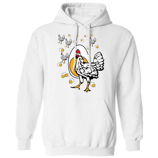 Classic Unisex Hoodie - 9E4PCH5Q - White - 1