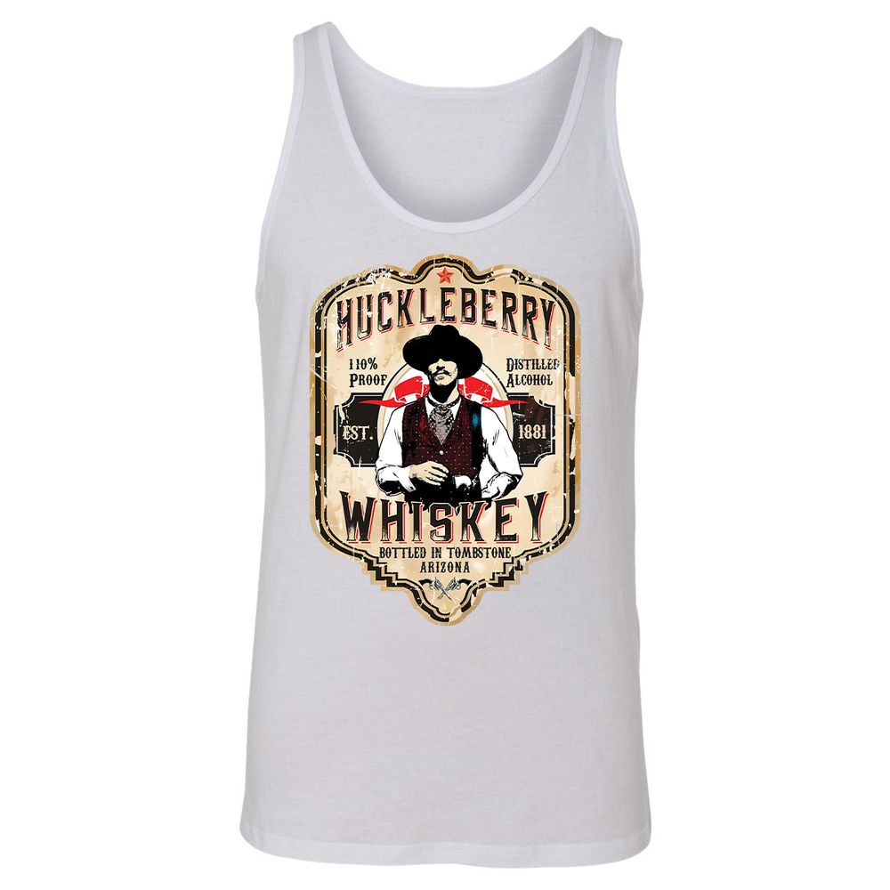 Huckleberry Whiskey Label - White - 1