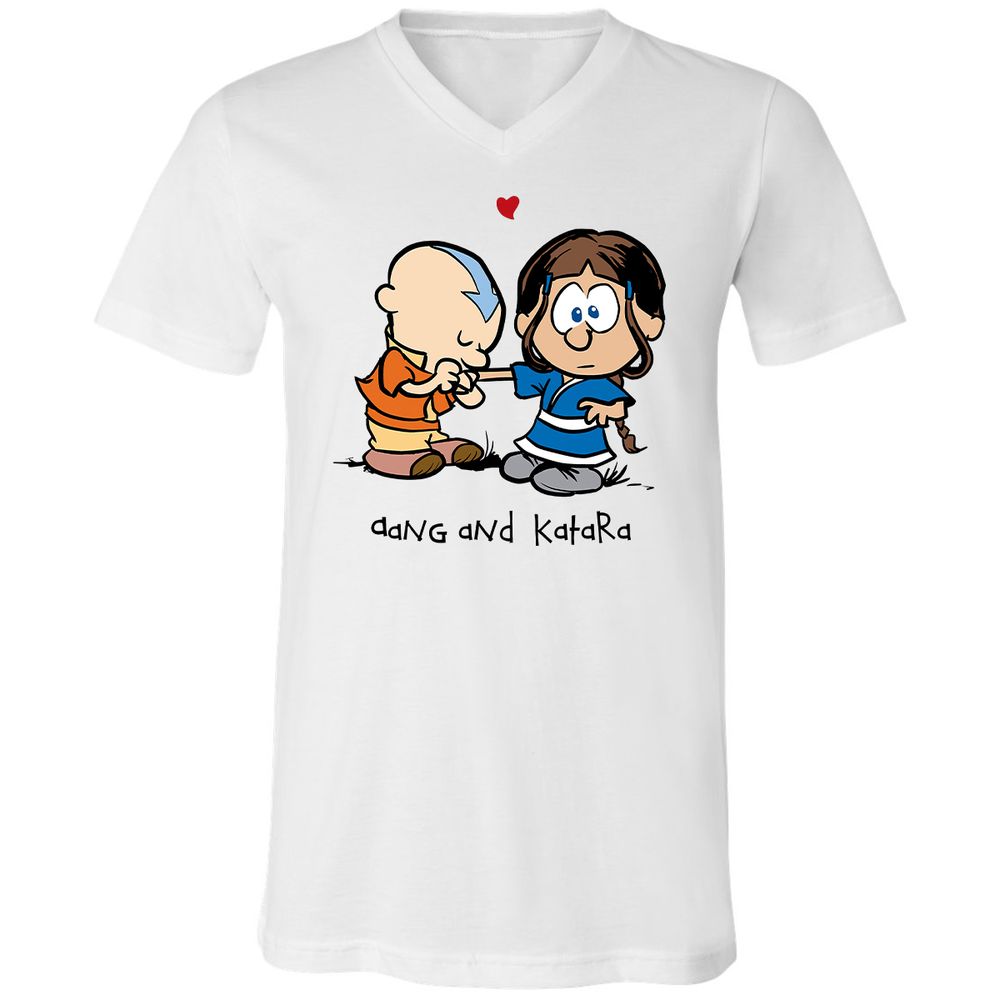 Unisex V-Neck T-Shirt - 3PAZE596 - White - 1