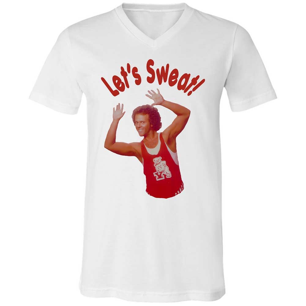 Unisex V-Neck T-Shirt - J5V38DGZ - White - 1