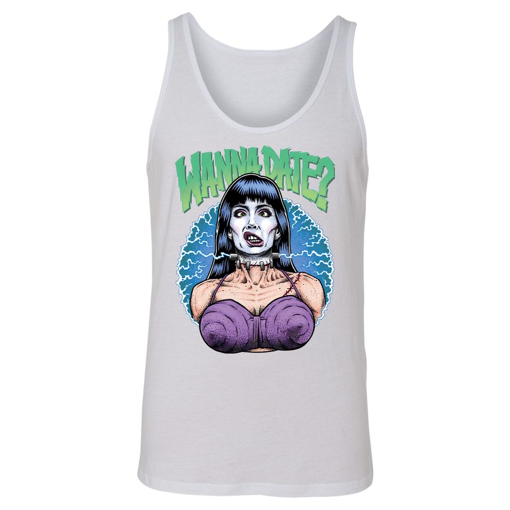 Unisex Jersey Tank - MVR1YYHH - White - 1