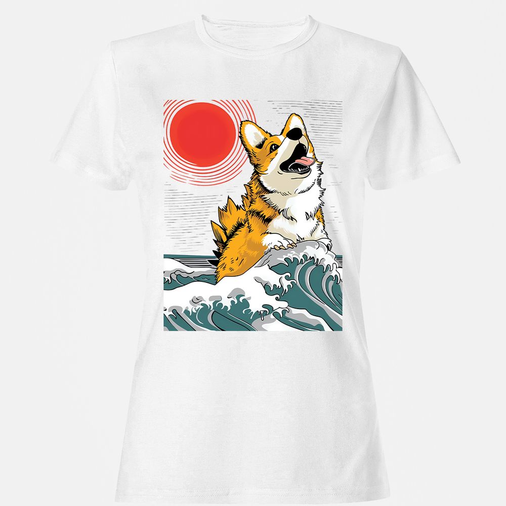 Women's T-Shirt - 566ETGVZ - White - 1