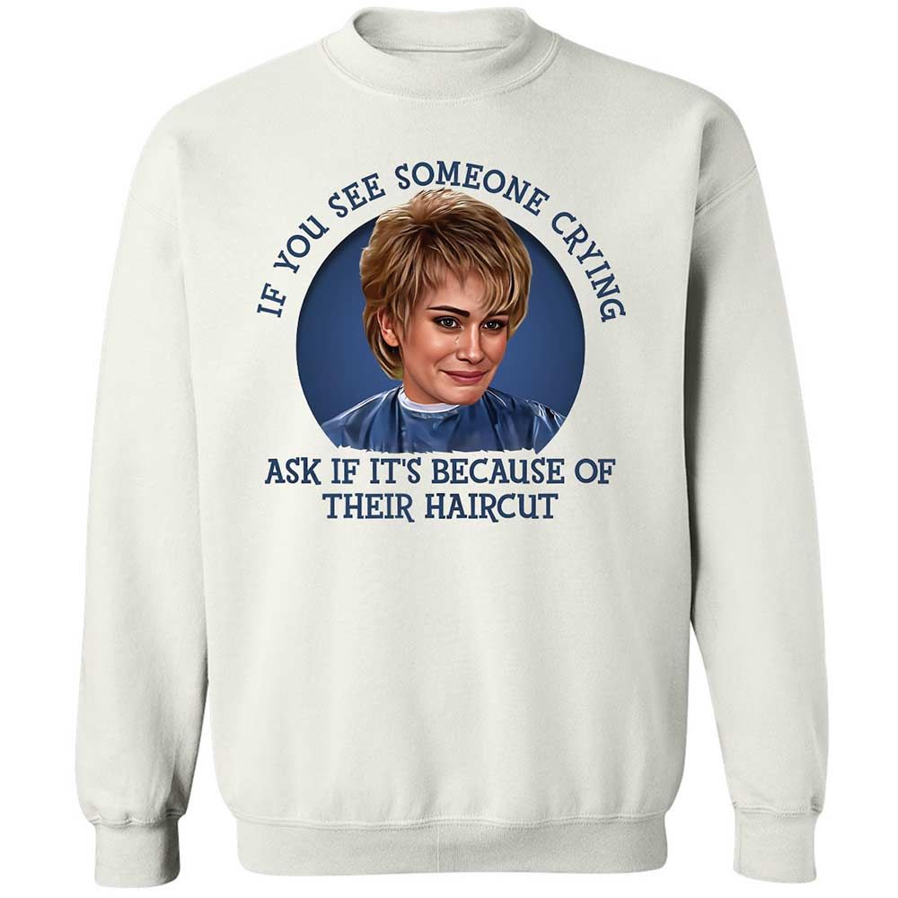 Classic Unisex Sweatshirt - 8HGZCJZN - White - 1