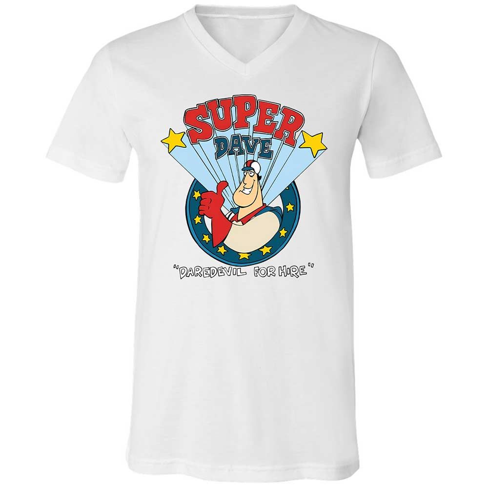 Unisex V-Neck T-Shirt - FYNT338N - White - 1