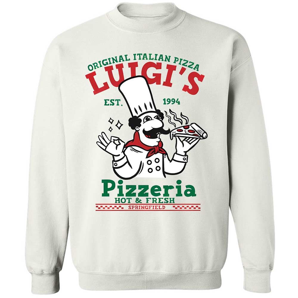 Classic Unisex Sweatshirt - LVWA7TU4 - White - 1