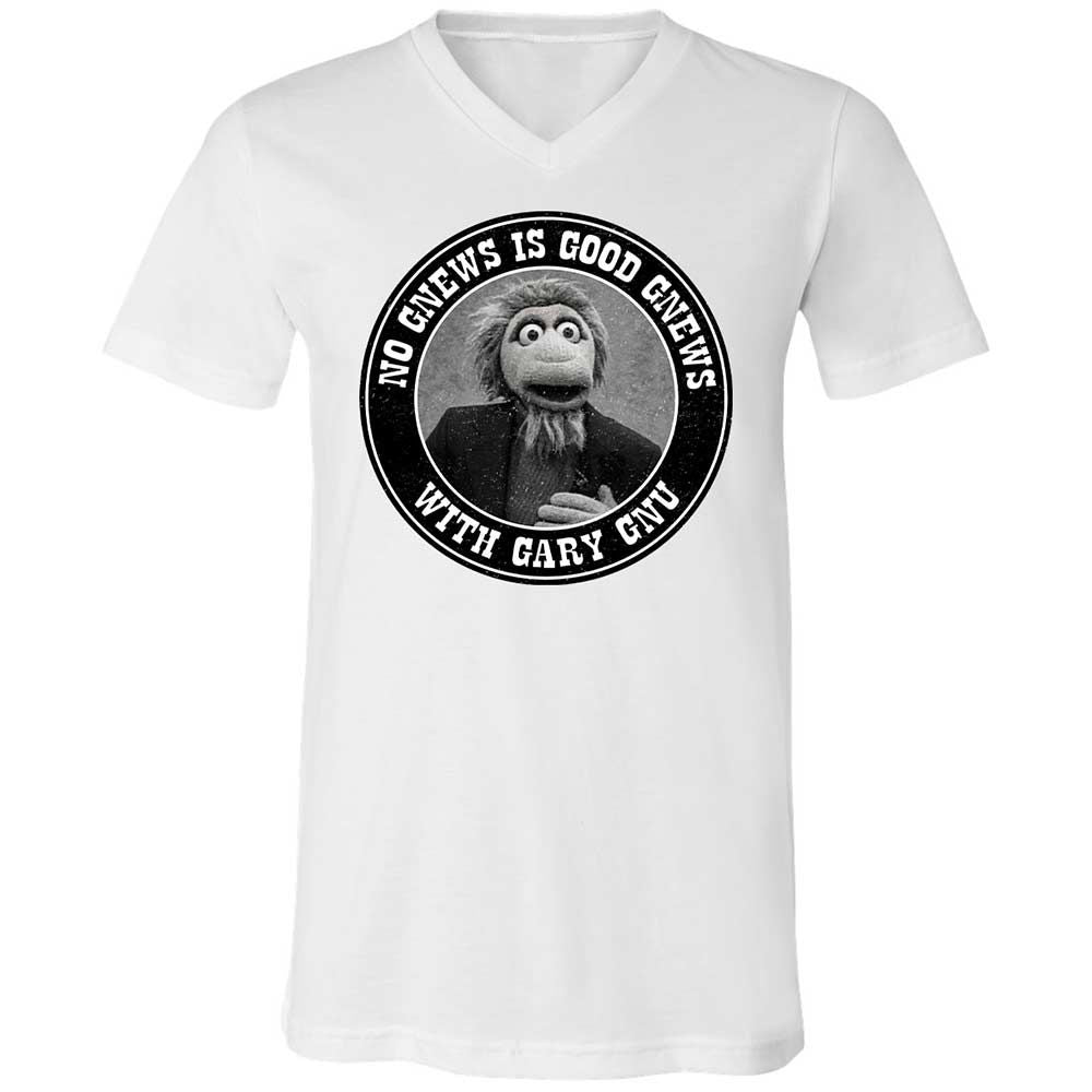Unisex V-Neck T-Shirt - 2V7PJS9D - White - 1