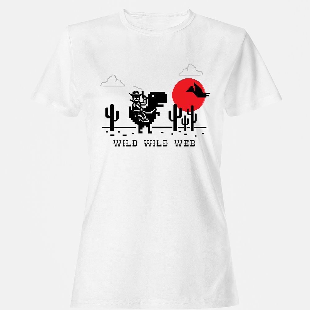 Women's T-Shirt - D34X17YH - White - 1