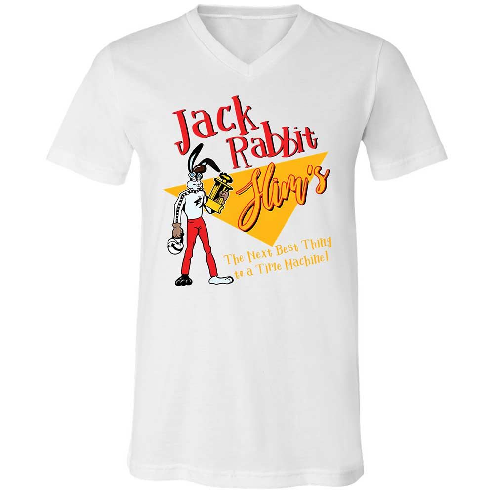 Unisex V-Neck T-Shirt - SV6VVEEP - White - 1