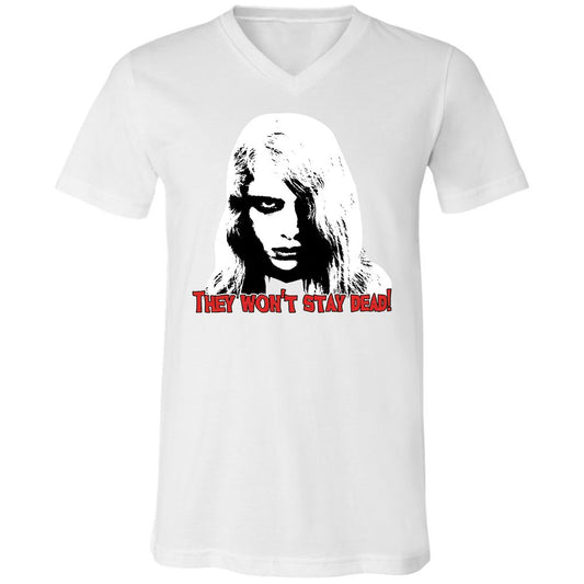 Unisex V-Neck T-Shirt - ADR69PNJ - White - 1