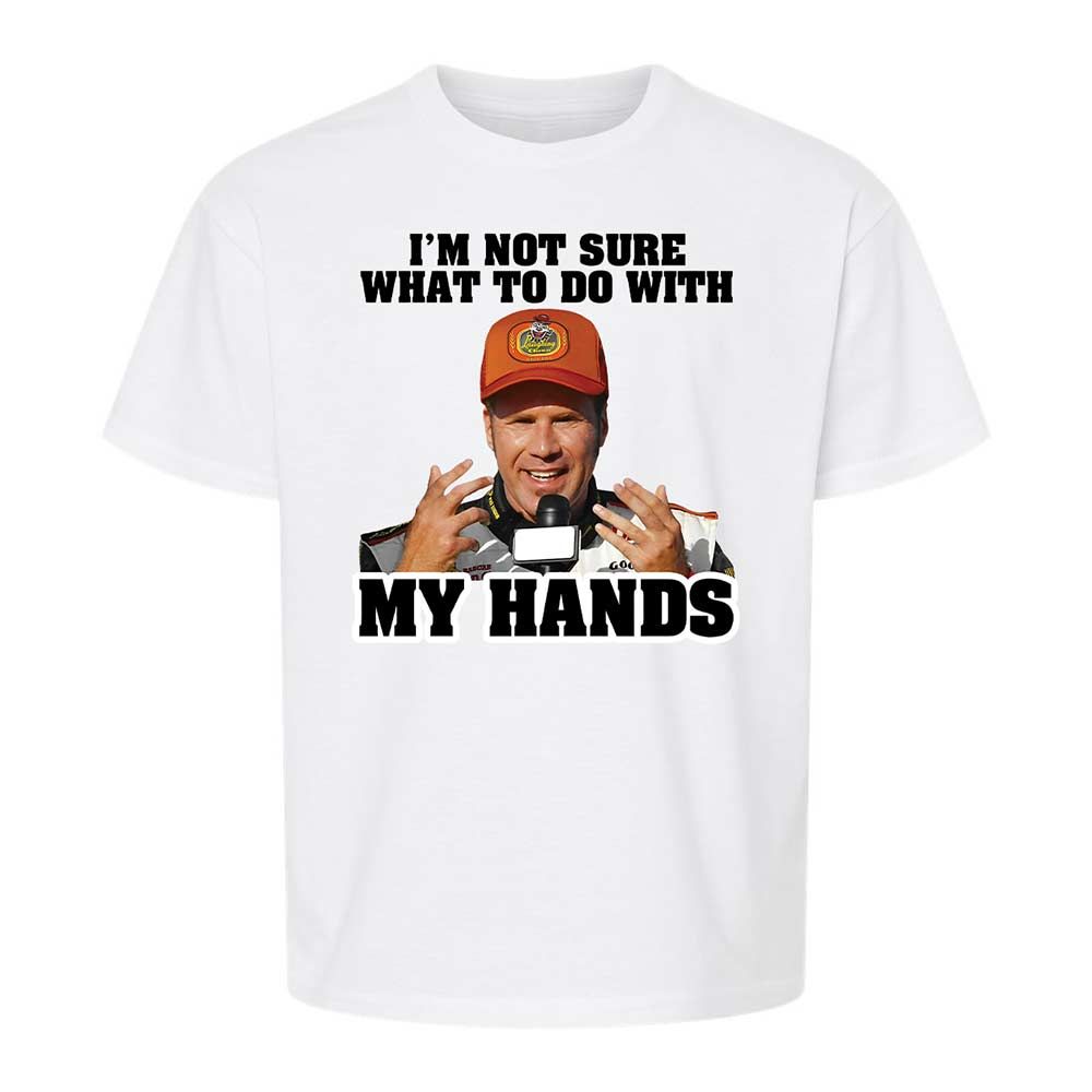 I'm Not Sure What To Do With My Hands - White - 1