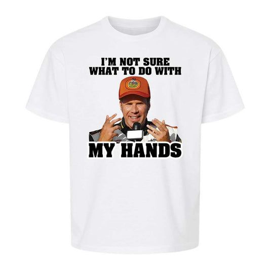 I'm Not Sure What To Do With My Hands - White - 1