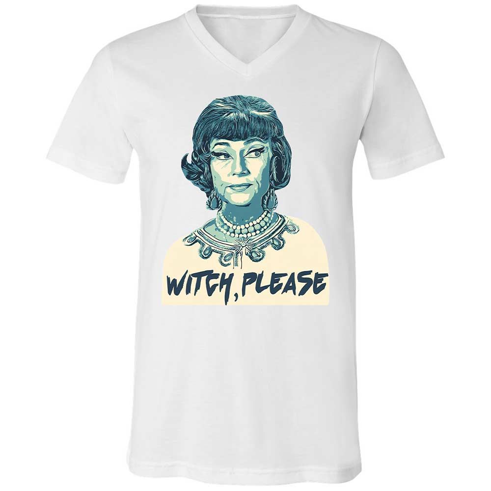 Unisex V-Neck T-Shirt - K6UWBW2V - White - 1