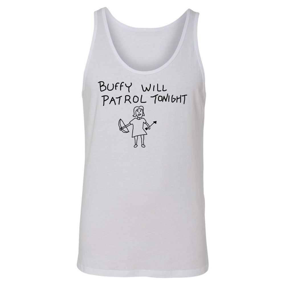 Unisex Jersey Tank - HGYBUMEP - White - 1