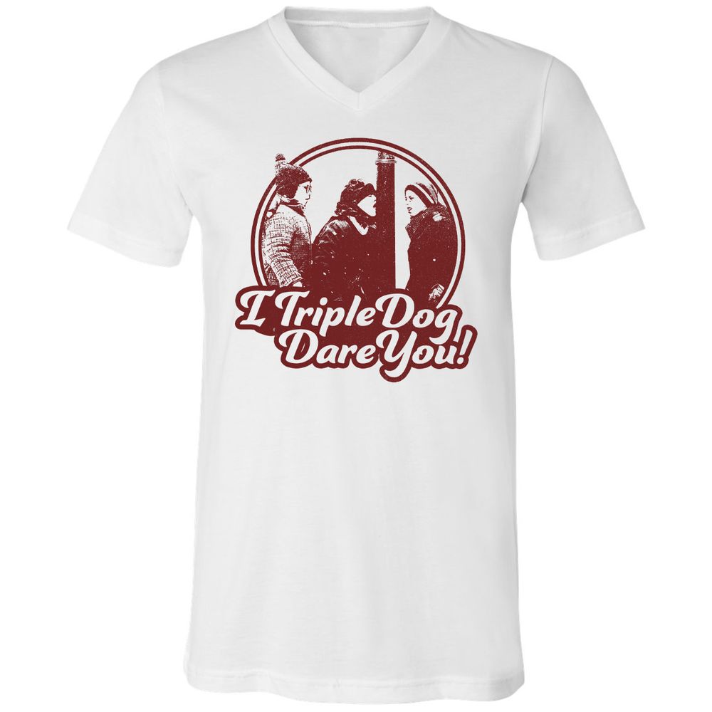 Unisex V-Neck T-Shirt - CAM4X1CL - White - 1