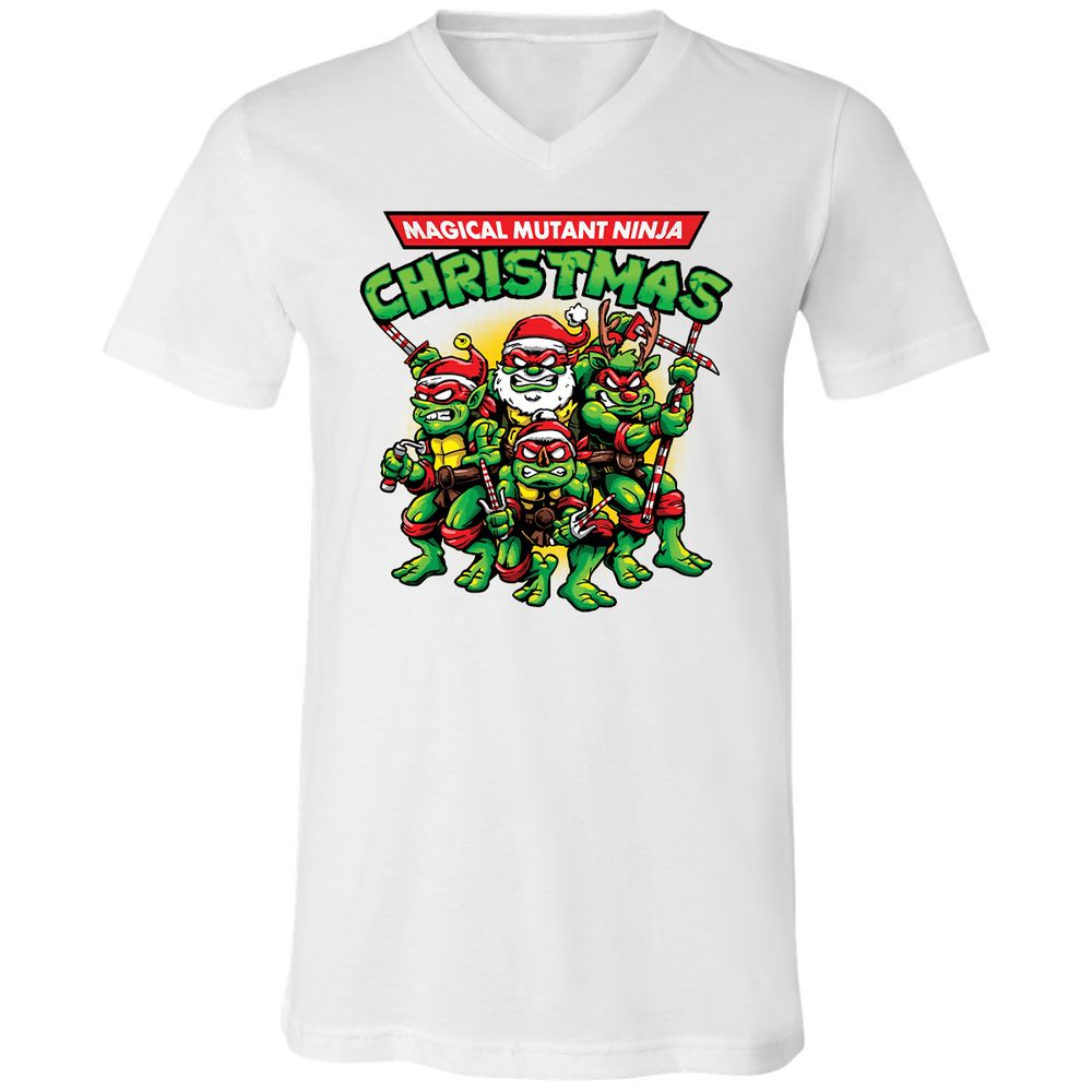 Unisex V-Neck T-Shirt - RLTAGR8X - White - 1