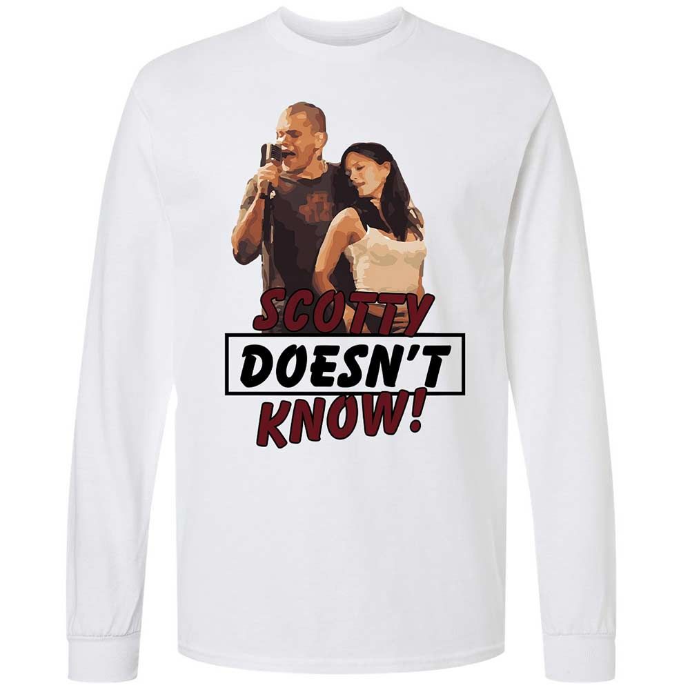 He Doesn't Know - White - 1