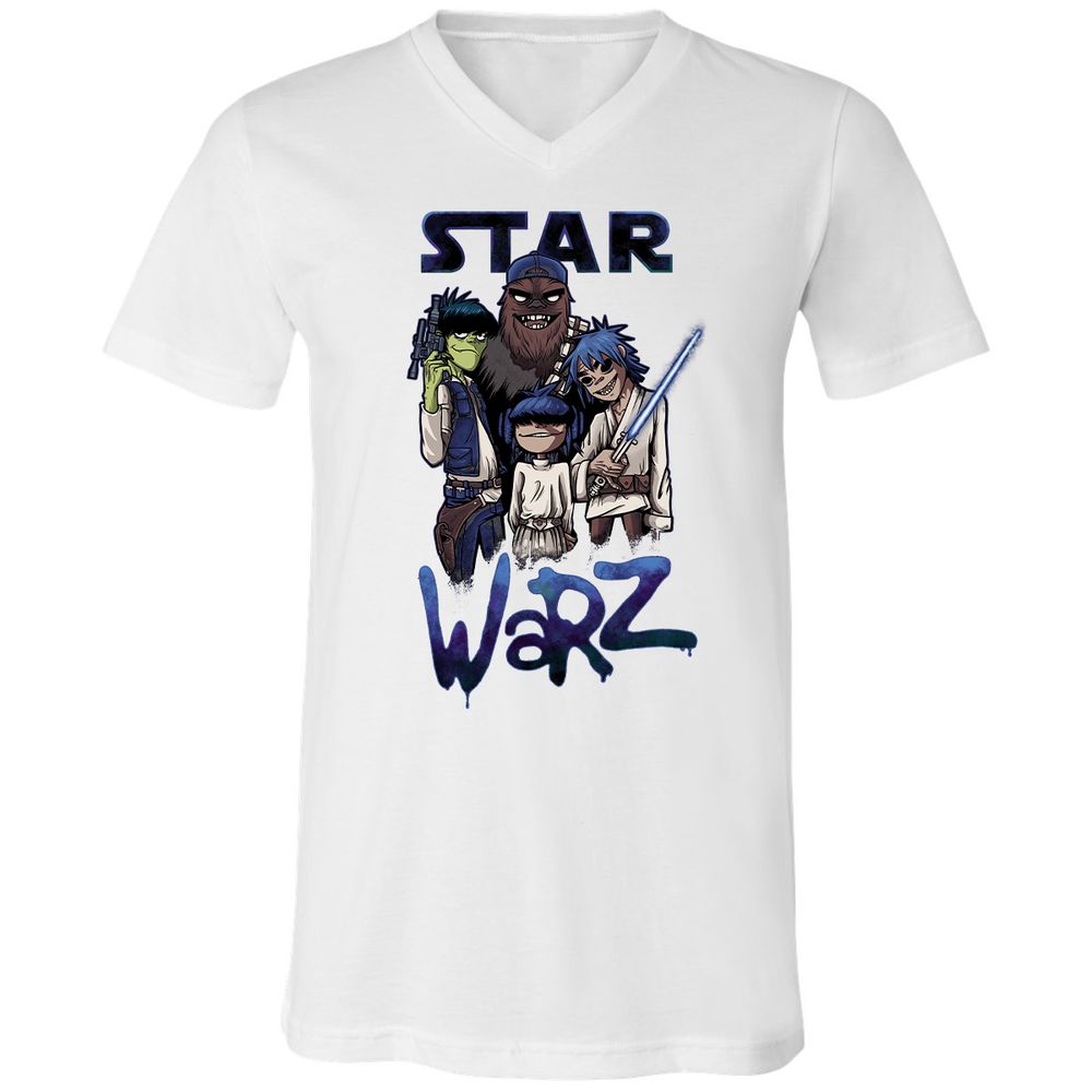 Unisex V-Neck T-Shirt - JU23ZCYD - White - 1