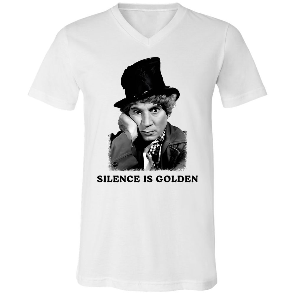 Unisex V-Neck T-Shirt - ZMRZECET - White - 1