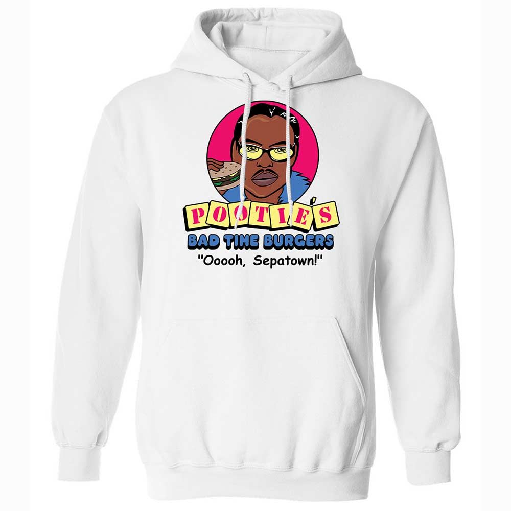 Pootie's Bad Time Burgers - White - 1
