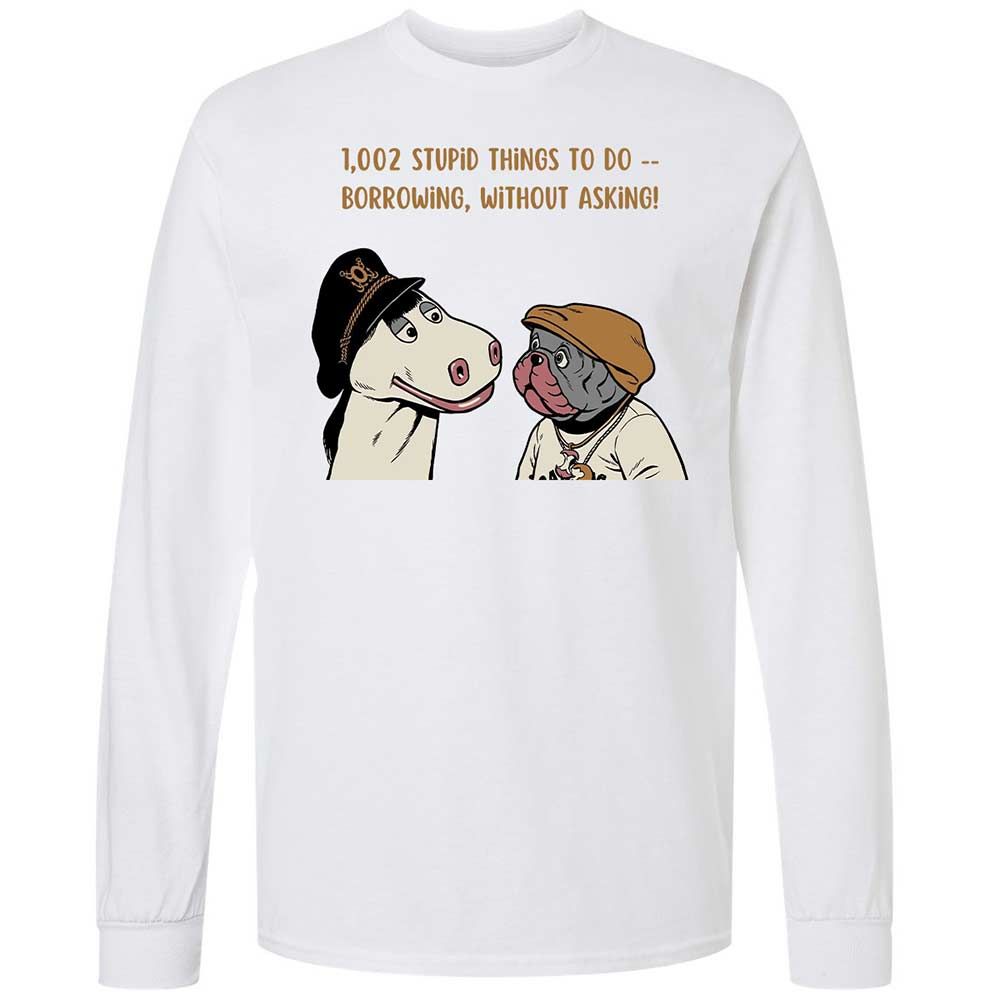 Long Sleeve T-Shirt - EM71BH8F - White - 1