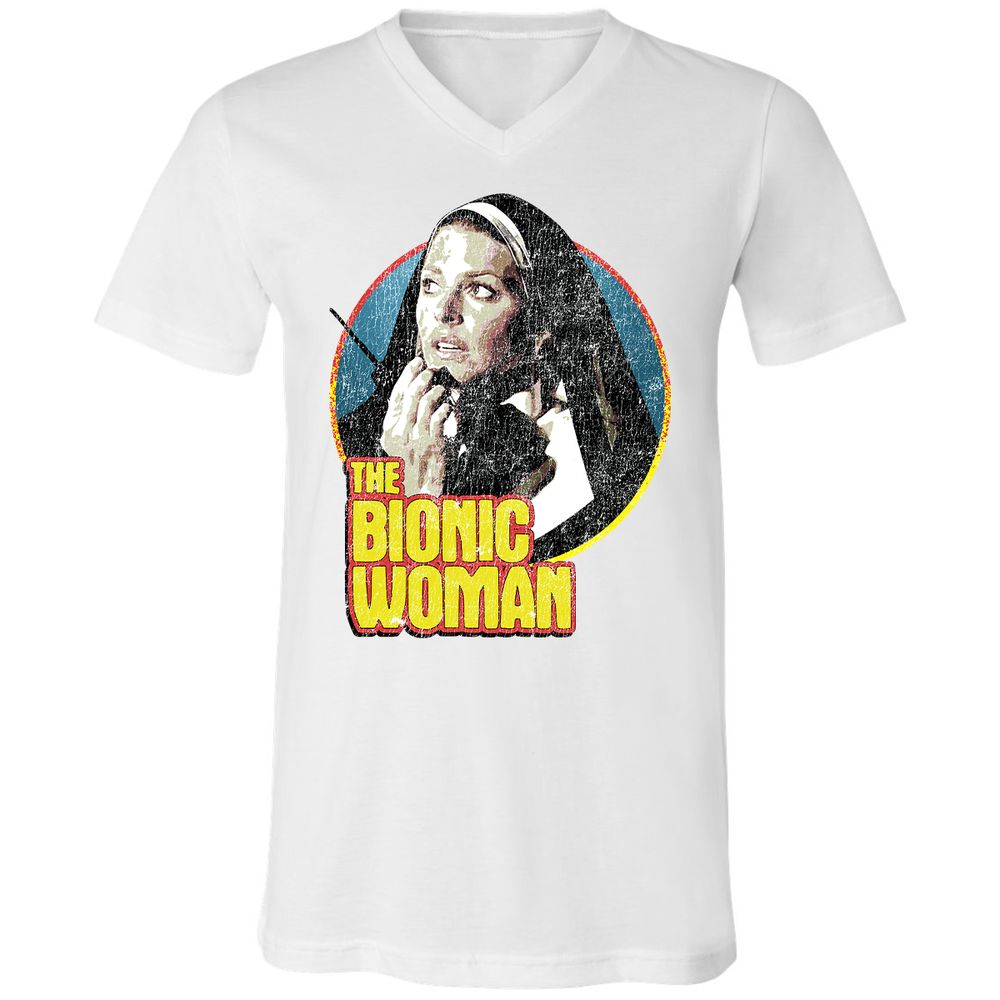 Unisex V-Neck T-Shirt - 8S8PLG24 - White - 1