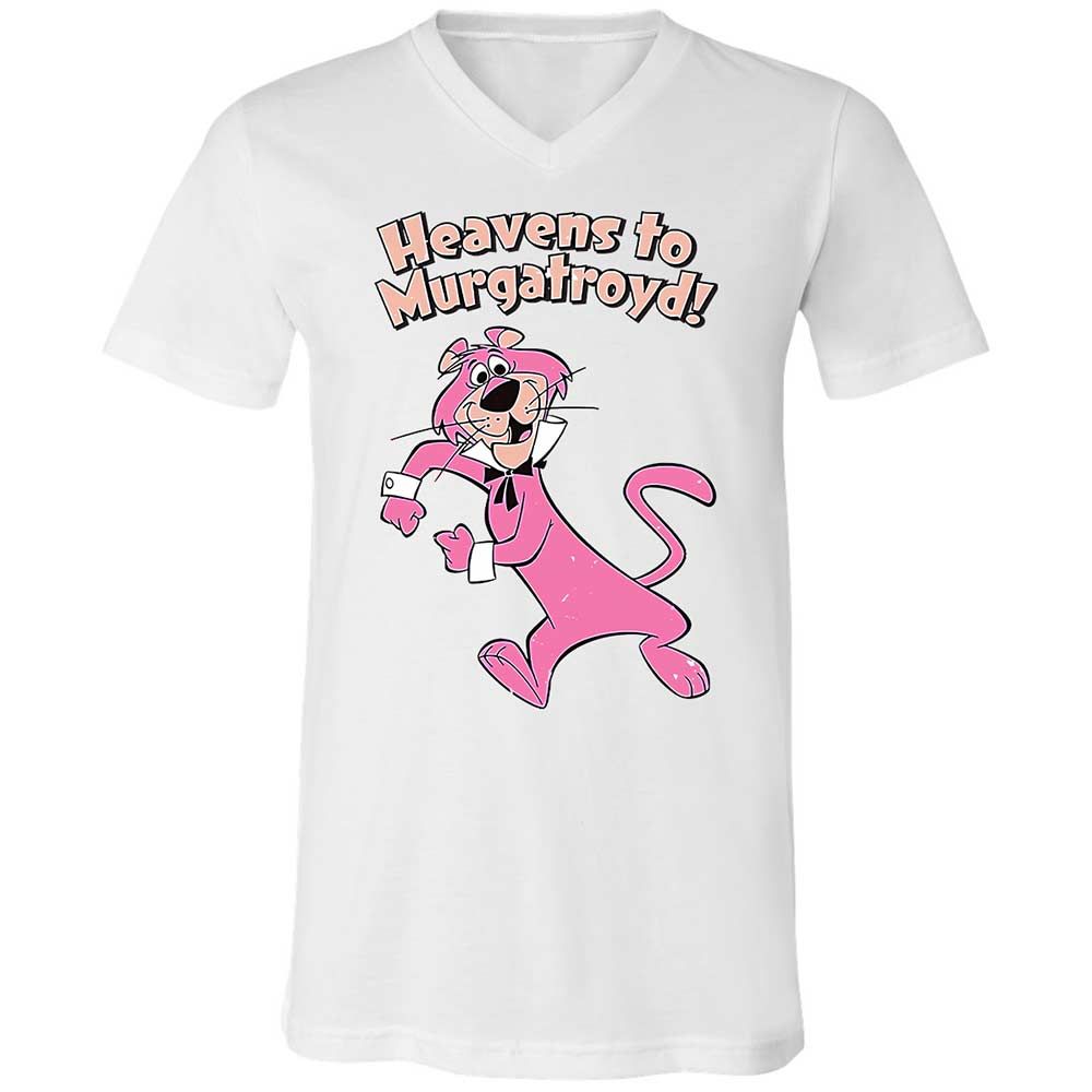 Unisex V-Neck T-Shirt - B38X9X74 - White - 1