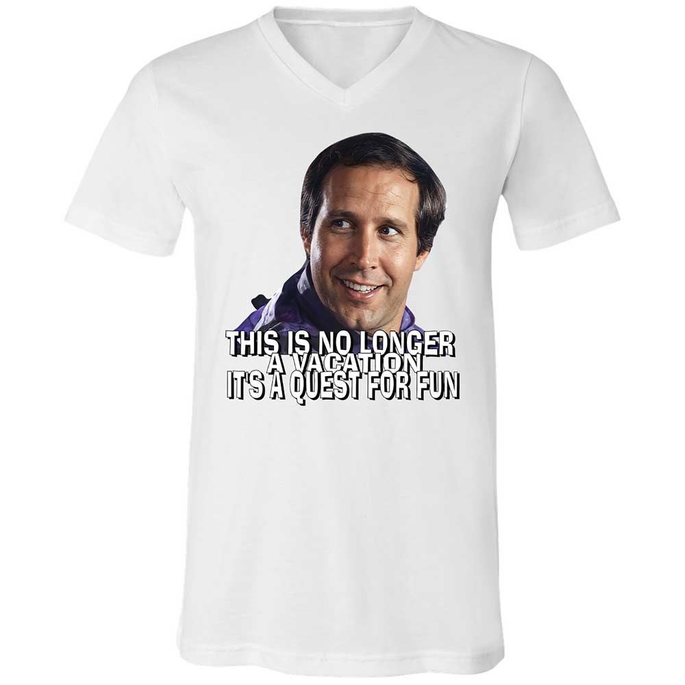 Unisex V-Neck T-Shirt - VEPEHNZD - White - 1