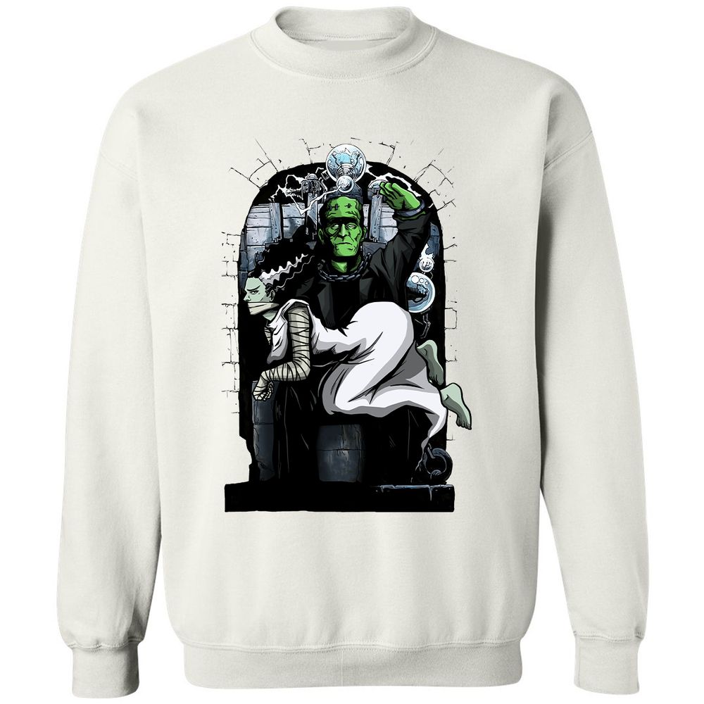 Classic Unisex Sweatshirt - 9JCLLJXY - White - 1
