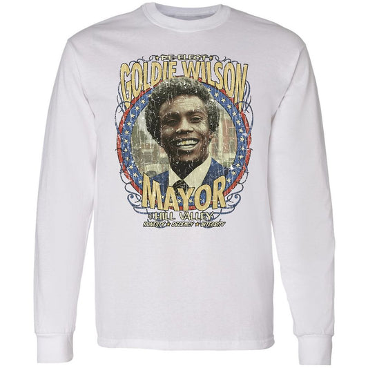 Re-Elect Mayor Goldie Wilson - White - 1