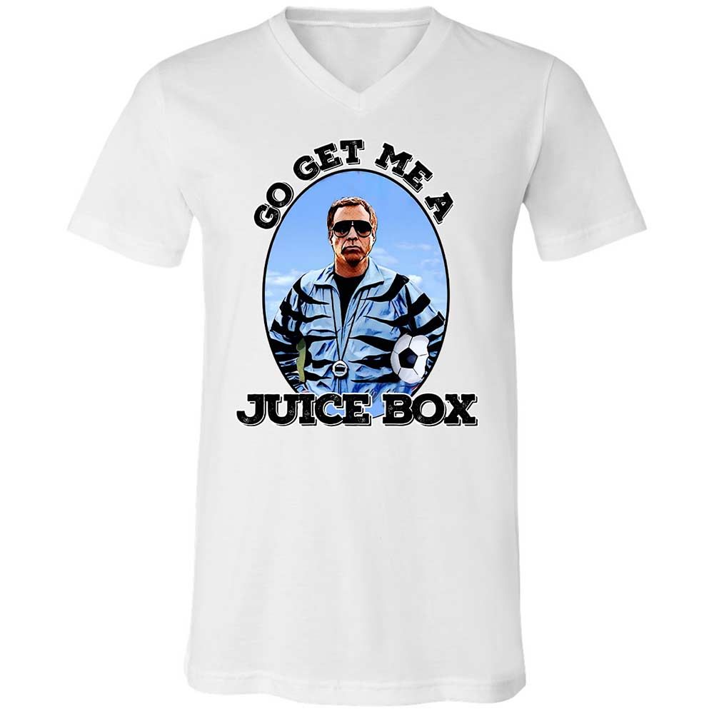 Unisex V-Neck T-Shirt - YT67LATJ - White - 1
