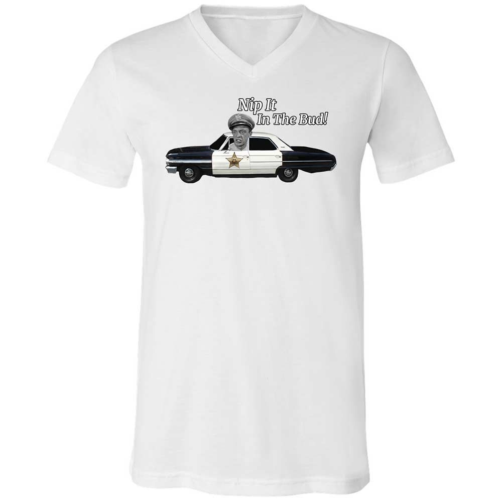 Unisex V-Neck T-Shirt - Z7DQBG1T - White - 1
