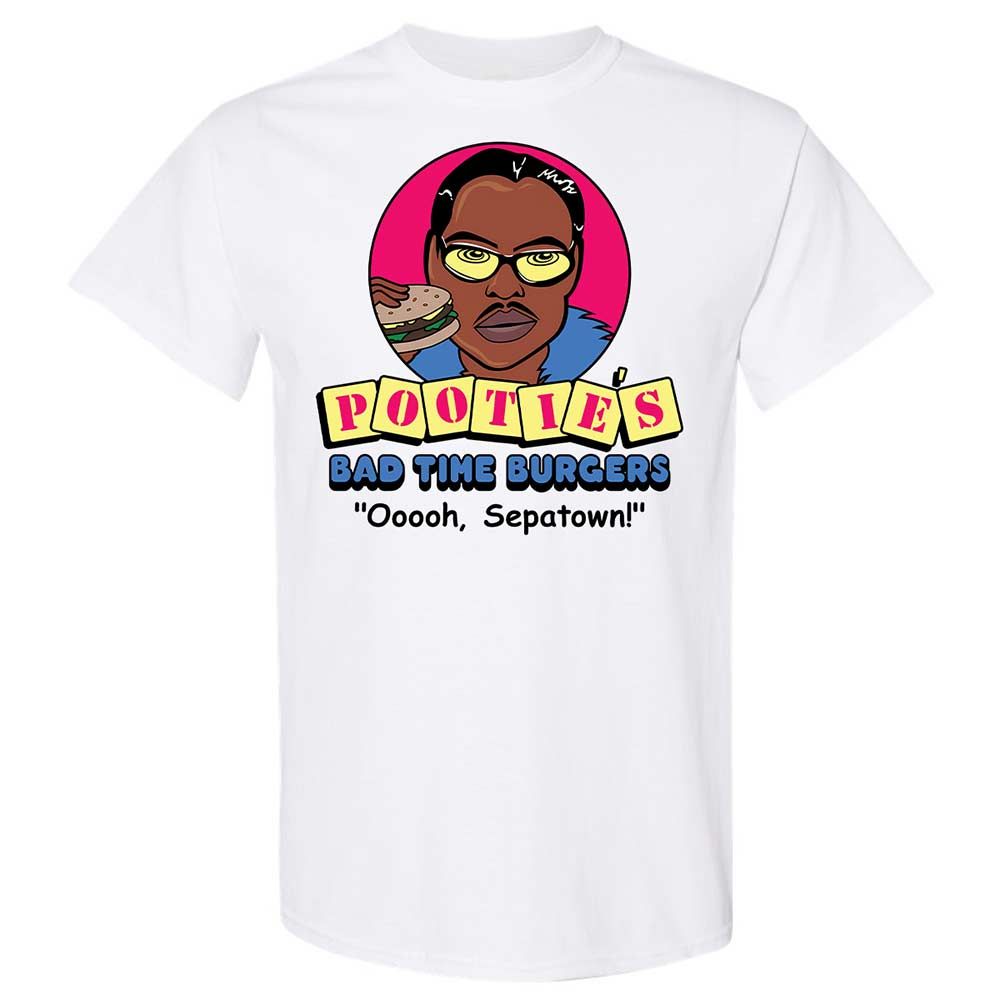 Pootie's Bad Time Burgers - White - 1
