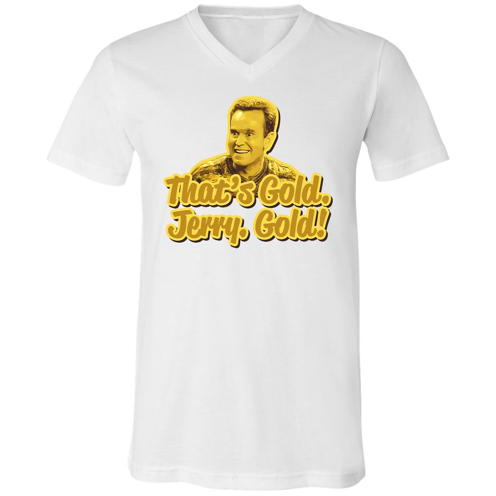 Unisex V-Neck T-Shirt - NXKD3H21 - White - 1