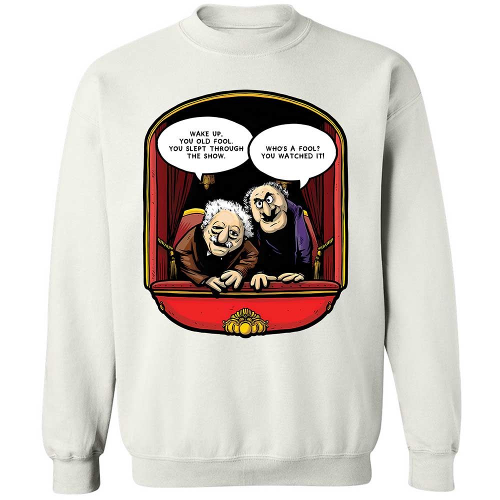 Statler and Waldorf (Wake Up) - White - 1