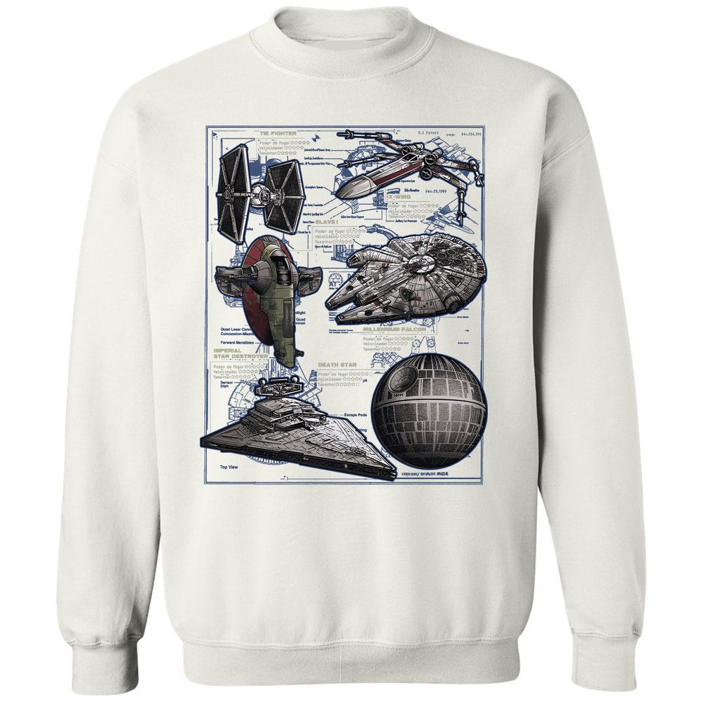 Classic Unisex Sweatshirt - PAE2F5H2 - White - 1