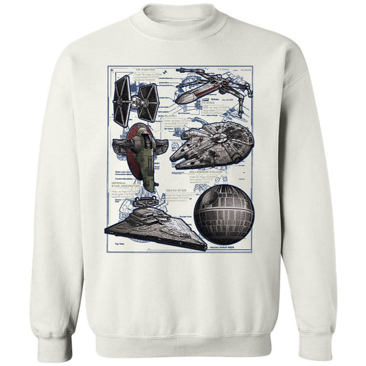 Classic Unisex Sweatshirt - PAE2F5H2 - White - 1