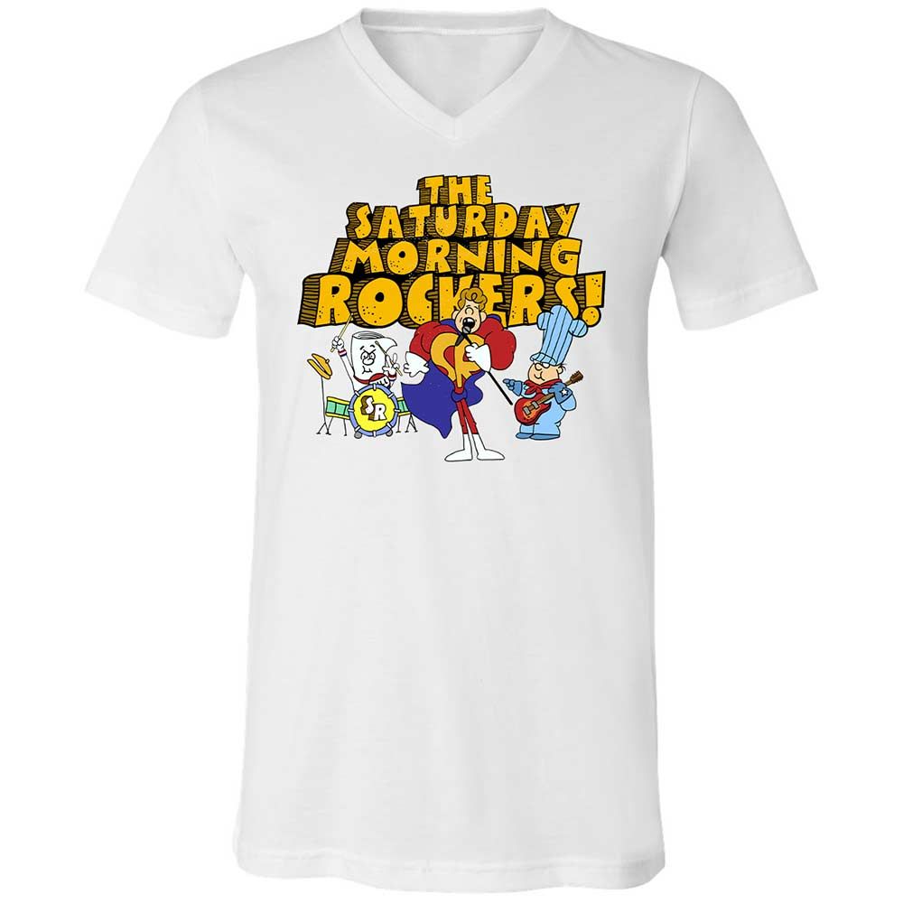 Unisex V-Neck T-Shirt - GB2ZY9D8 - White - 1