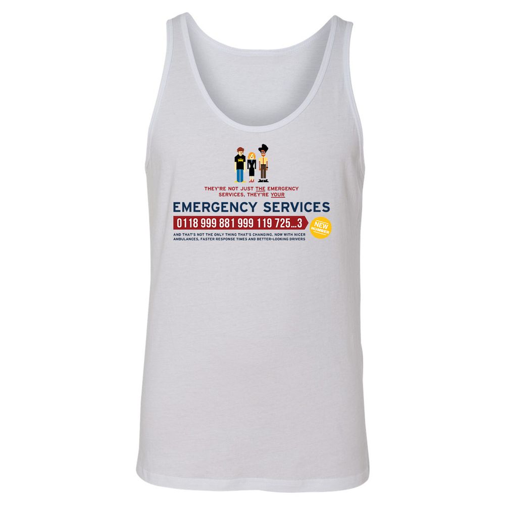 Unisex Jersey Tank - 91EZGZ51 - White - 1