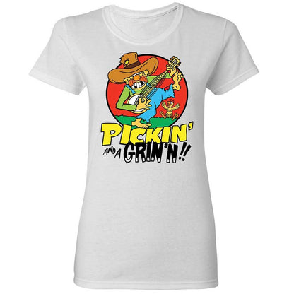 Pickin' and a Grinnin - White - 1