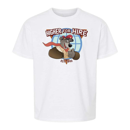 Higher for Hire - White - 1