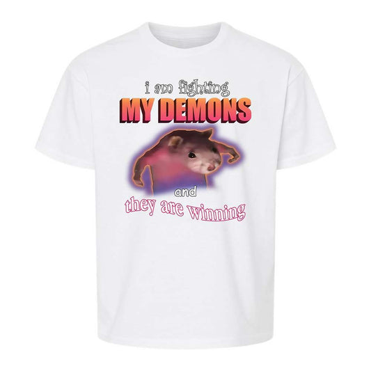 I'm fighting my demons - White - 1