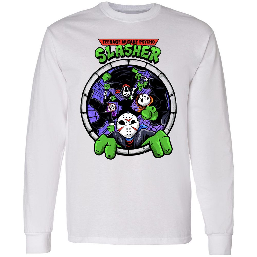 Long Sleeve T-Shirt - P8AS1LBK - White - 1