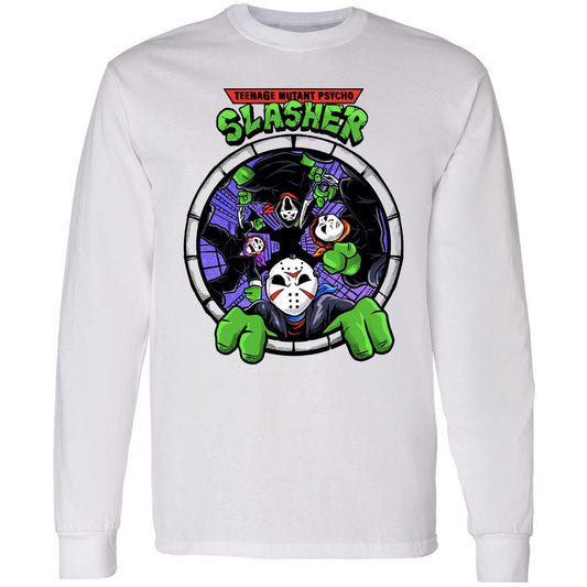 Long Sleeve T-Shirt - P8AS1LBK - White - 1