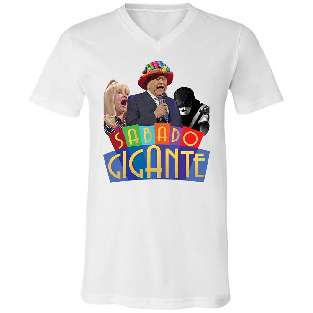 Unisex V-Neck T-Shirt - UCS1DPUX - White - 1