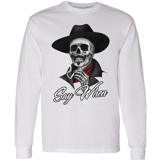 Long Sleeve T-Shirt - 46QYBKAG - White - 1